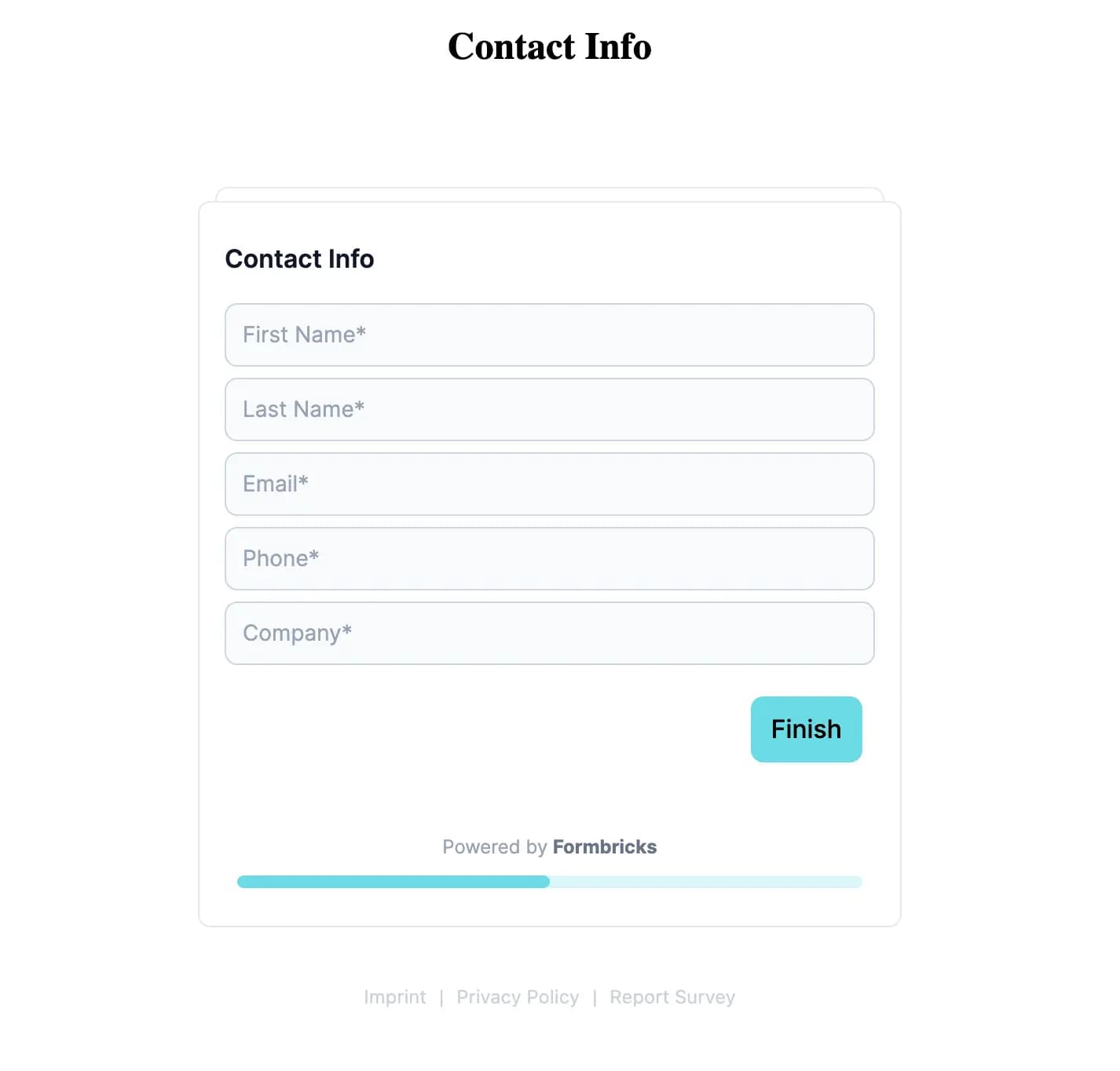 Contact Form in the Browser